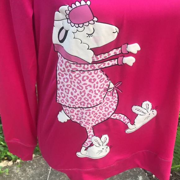 Secret treasures sheep walker pink sleep shirt size s - Picture 2 of 9